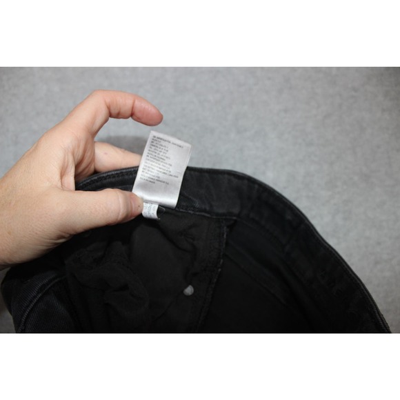 American Eagle Womens Black Denim Stretch‎ Jeans Size 2 Regular - Picture 6 of 7